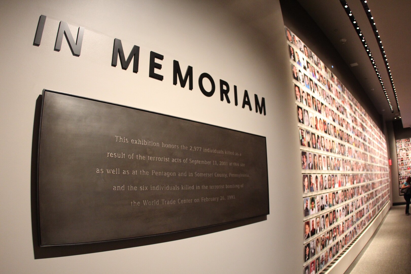 In Memoriam Exhibition Wall of Faces
